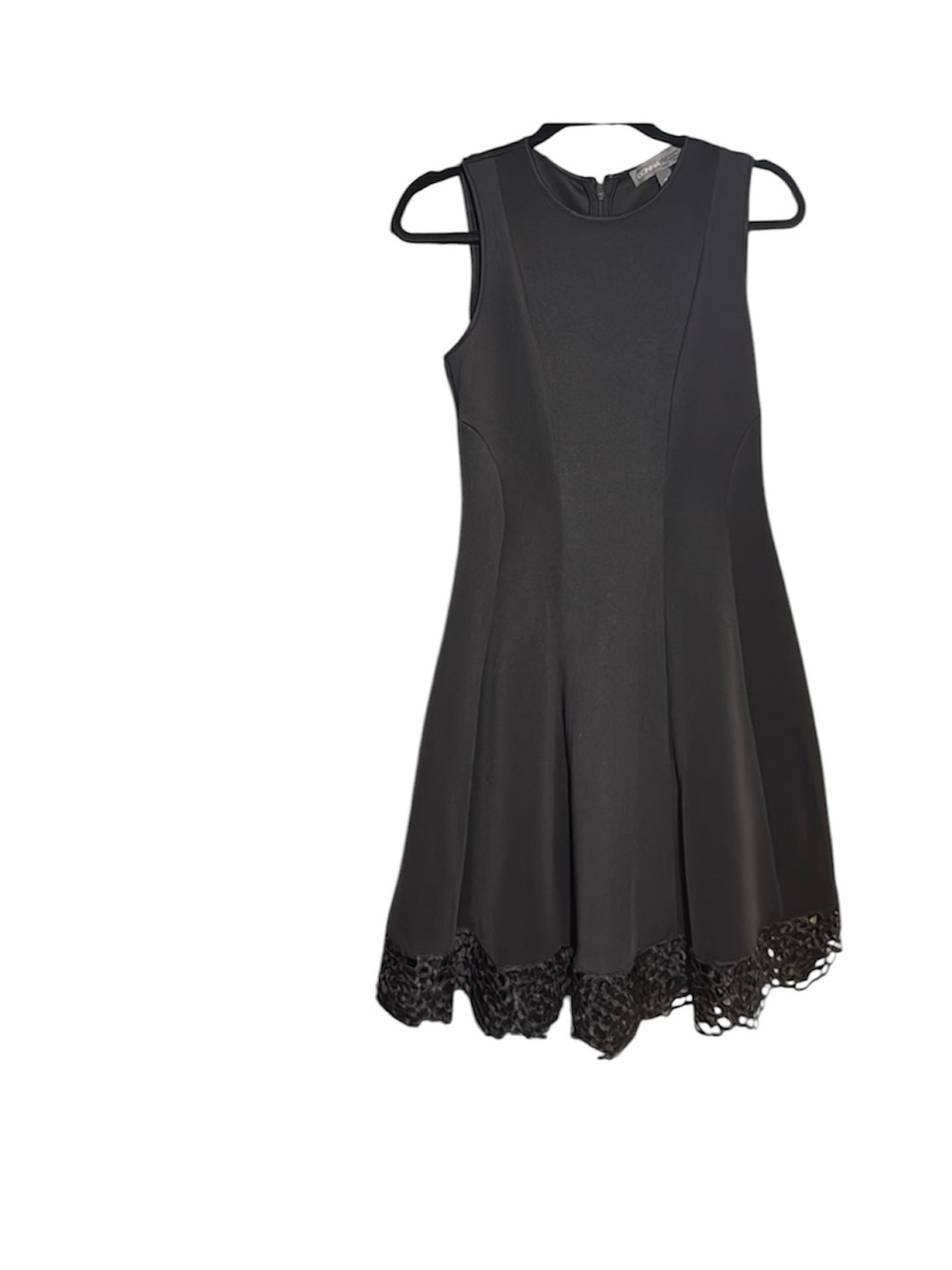 Donna Ricco New York Black Lace Hem Dress | Size 6 NWOT